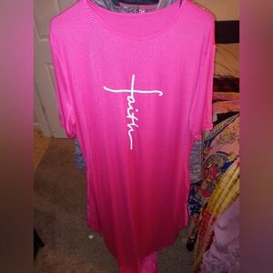 Pink faith dress